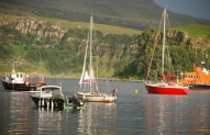 Portree Pier from Braidholm