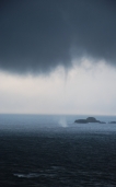 Water spout off Rubha Hunish